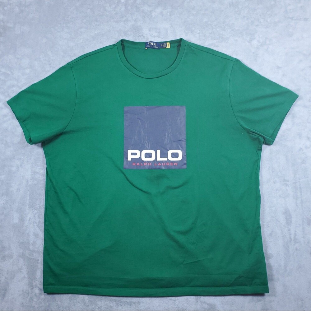 NWOT Polo Ralph Lauren Men's T-Shirt Green 2XL Limited Edition Graphic